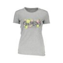 Guess Print Flower T-Shirt - Gray