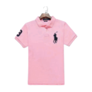 RL Custom Fit Big Peony Cotton Polo Shirt - Pink & Navy