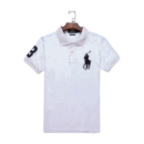 RL Custom Fit Big Peony Cotton Polo Shirt - White & Black