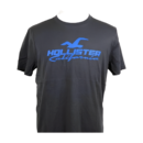 Hollister Print Logo T-shirt - Black