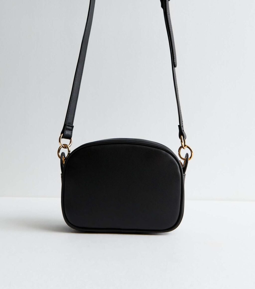 NEW LOOK DOME LEATHER LOOK CROSS BODY BAG