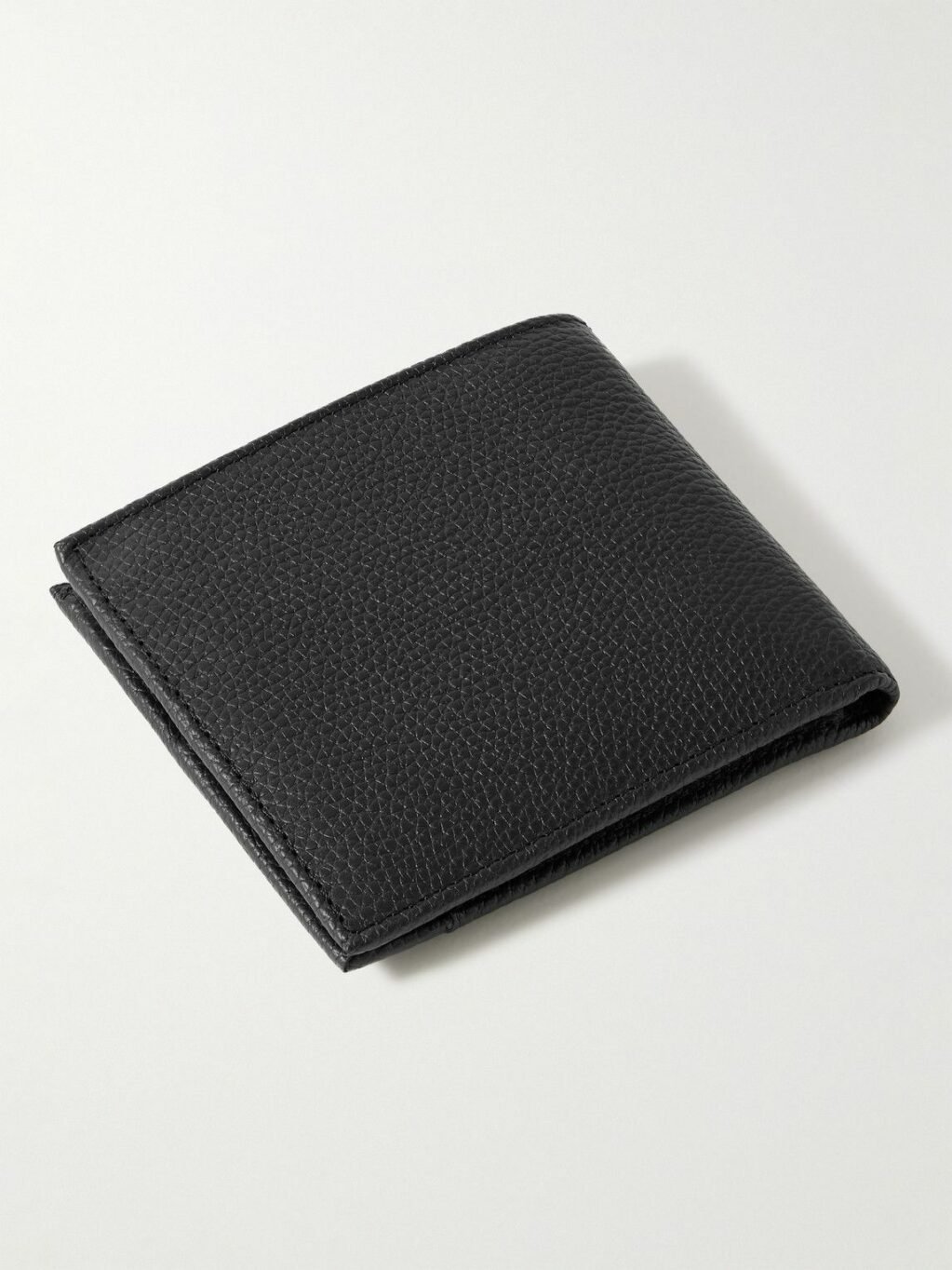 PRL PEBBLED LEATHER BIFOLD COIN WALLET